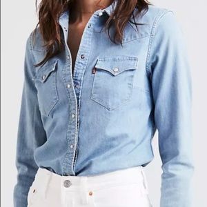 Size Large Levi tailored Western shirt